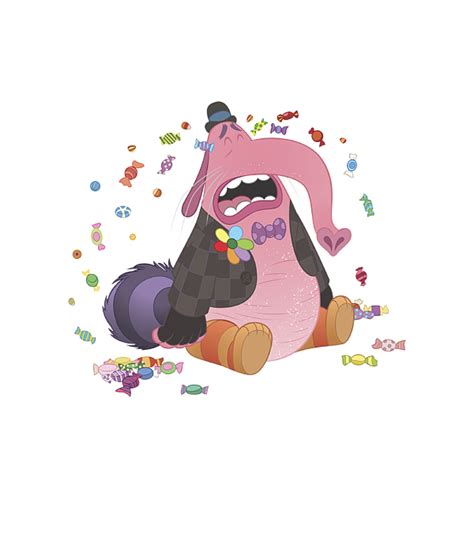 Disney Pixar Inside Out Bing Bong Crying Candy Greeting Card By Xander