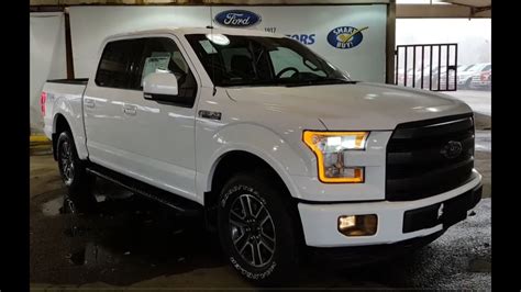 This is the 2017 ford f150 xlt, what's new for this year? 2017 White Ford F-150 4X4 SuperCrew Lariat FX4 Sport ...