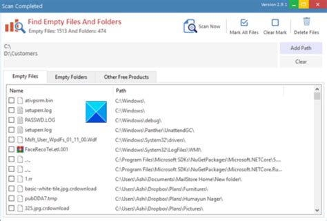 Free Software To Delete Empty Folders In Windows 1110
