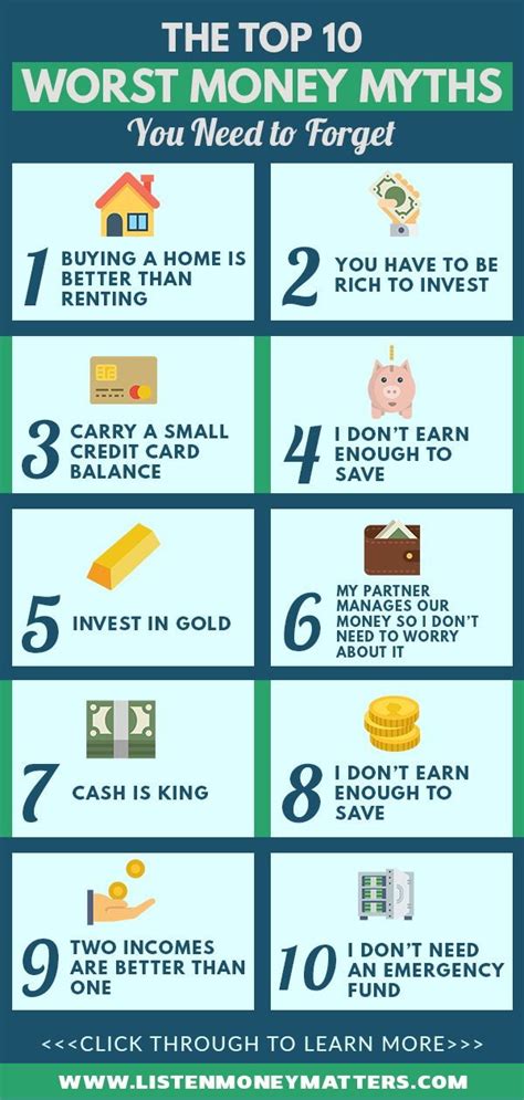 The Top 10 Worst Money Myths You Need To Forget Money Management