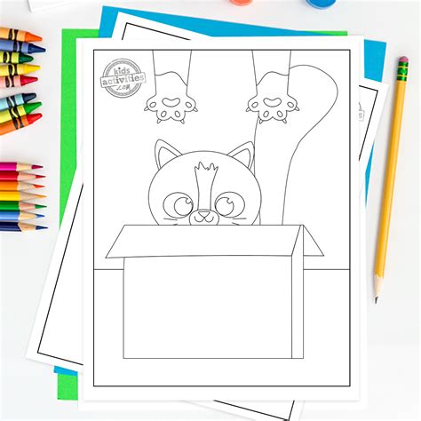 Download The Best Cute Cat Coloring Pages For Kids