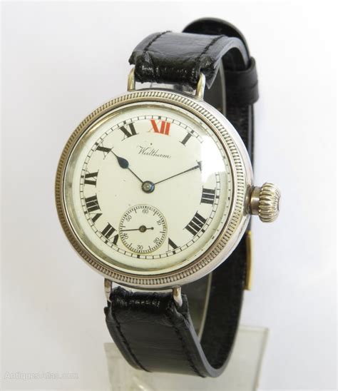 Antiques Atlas Gents Antique Silver Waltham Wrist Watch