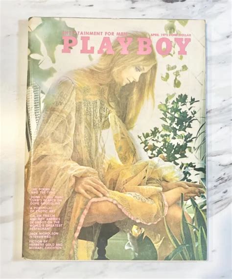 Vintage Playboy Magazine April Playmate Vicki Peters Picclick