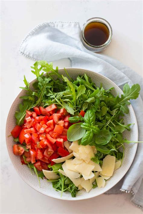 Simple Arugula Salad Green Healthy Cooking