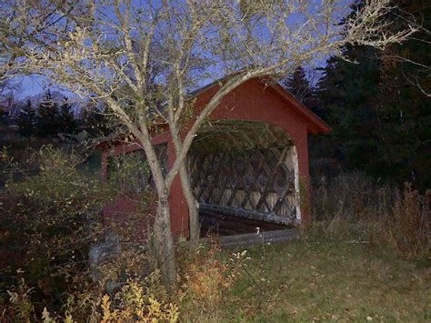 High Mowing Farm Covered Bridge In Wilmington Vermont Covered