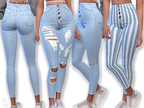 The Sims Resource Summer Denim Jeans
