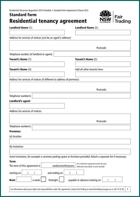 While this is usually a written document, an agreement may be if the tenancy is expected to last more than three years, the agreement is usually considered a lease of the property. Tenancy Agreement Template Word Uk - Template 1 : Resume ...