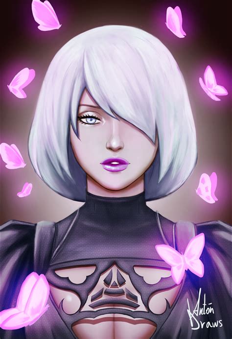 2b Nier Automata By Anton Draws On Deviantart