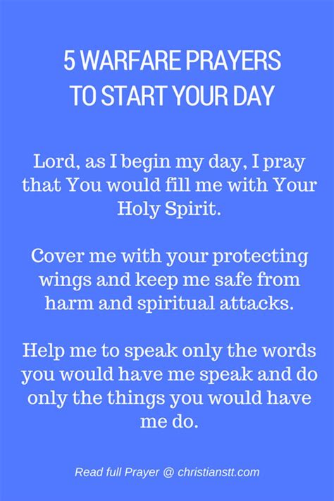 5 Powerful Spiritual Warfare Prayers To Start Your Day Morning Prayers