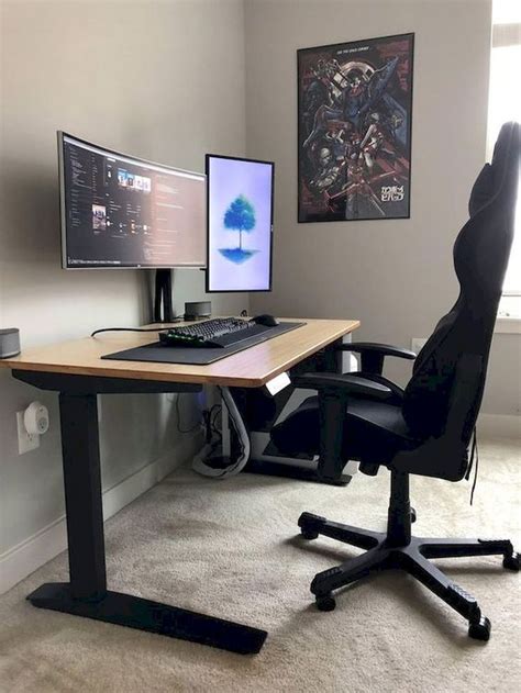22 Diy Computer Desk Ideas That Make More Spirit Work Enthusiasthome Home Office Setup Home