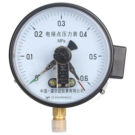 Leierda Pressure Gauge With Electric Contact Pressure Switch Gas