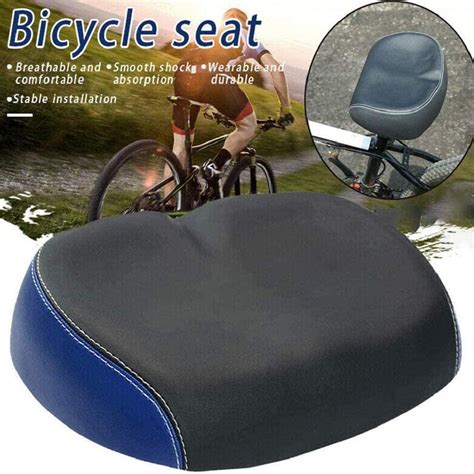 Extra Comfort Wide Big Bum Bike Bicycle Gel Cruiser Sporty Soft Pad Saddle Seat