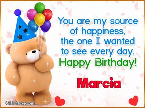 Happy Birthday Marcia
