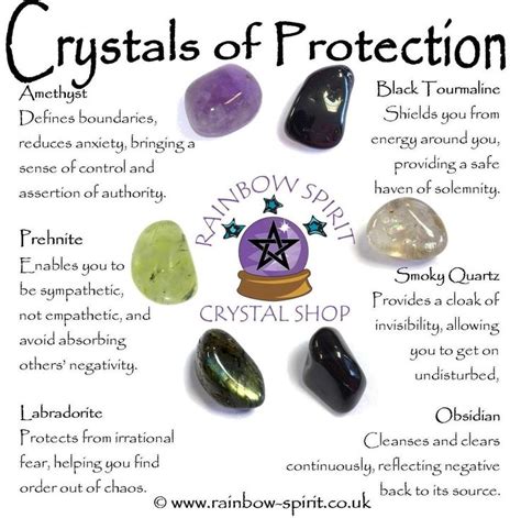 Crystals Of Protection Etsy Spiritual Crystals Protection Crystals