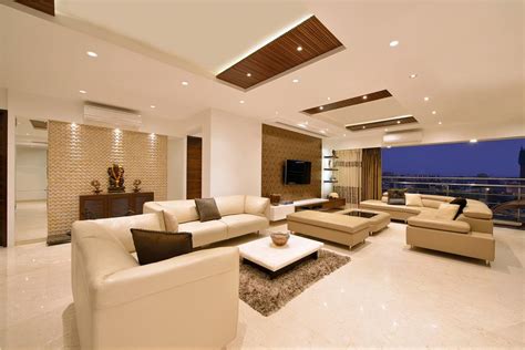 Desai Residence Living Room By Milind