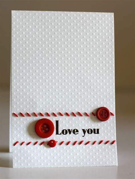 Cards With Simple Colorful Embroidery Smiling Colors Valentines