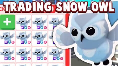 What People Trade For Snow Owl In Adopt Me Roblox Adopt Me Christmas