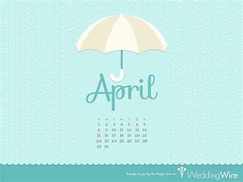 🔥 Download April Showers Wallpaper Calendar By Peterfisher April