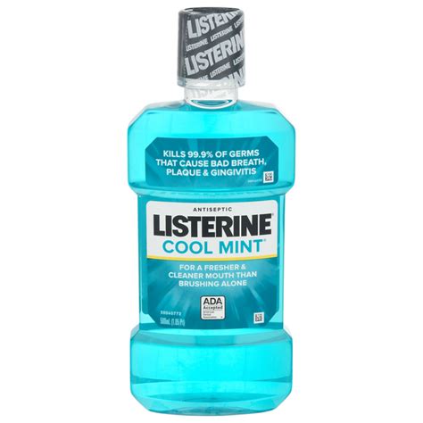 save on listerine antiseptic mouthwash cool mint order online delivery giant