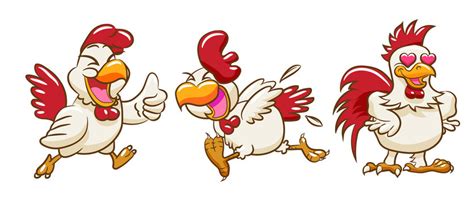 crazy chicken cartoon royalty free stock vector clip art clip art library
