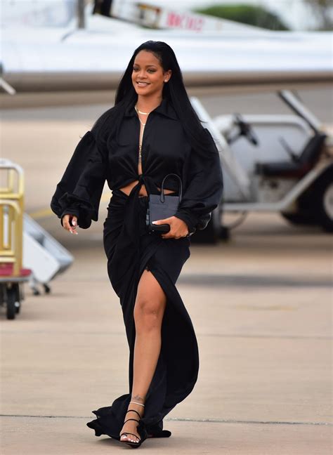 Rihanna Arrives In Barbados For The Crop Over Festival 08042019