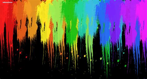 Free Download Rainbow Paint Splatter Wallpaper Rainbow Splatter Hd
