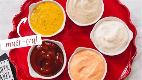 5 Amazing Dipping Sauces In 5 Minutes Or Less Youtube