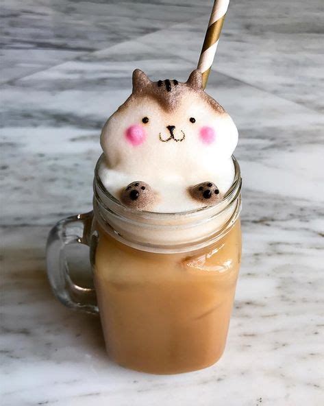 17 Year Old Whips Up Adorable 3d Latte Art That Pops Out Of Her Mug Coffee Latte Art Latte