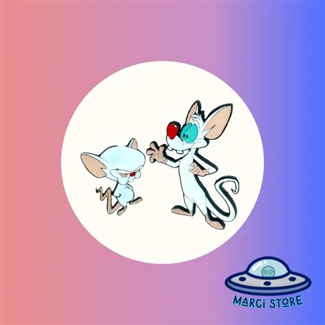 Pin Metálico Pinky Y Cerebro Pin