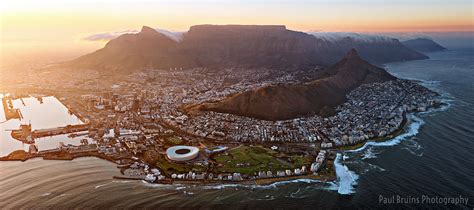 Cape Town Aerial Sunrise Panorama Here Is Another Panorama Flickr