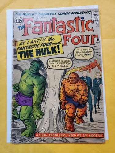 Search And Collect On Twitter Fantastic Four 12 Thing Vs Hulk 1st
