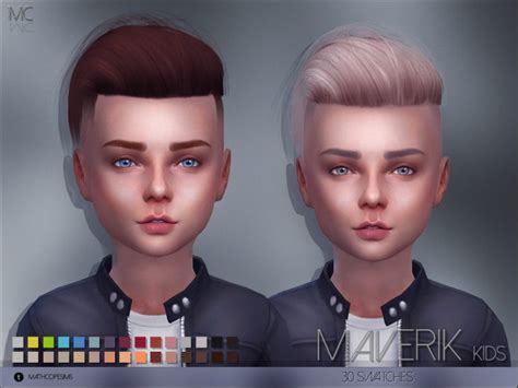 Maverik Hair For Kids The Sims 4 Catalog