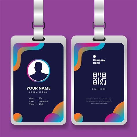 Professional Corporate Id Card Template With Mockup 2741082 Vector Art