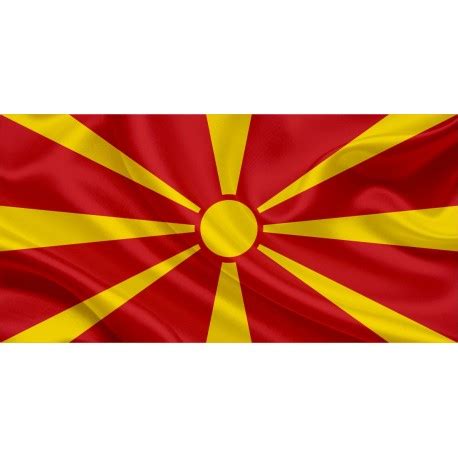 Σημαία της μακεδονίας) represents a vergina sun with 16 rays in the centre of a blue field. Macedonia flag - Griffin Shop
