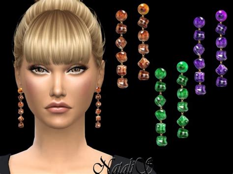 The Sims Resource Light Dot Diamond Necklace By Alin2 • Sims 4 Downloads