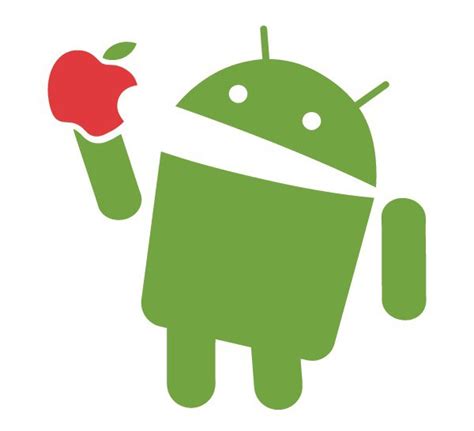 Android Eat Apple Mini Androidfigurende