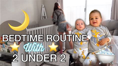 Night Time Routine Of A Mom 2021 2 Under 2 Solo Bedtime Youtube