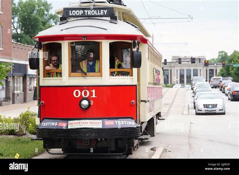 St Louis United States 27th July 2022 The Loop Trolley Operates In