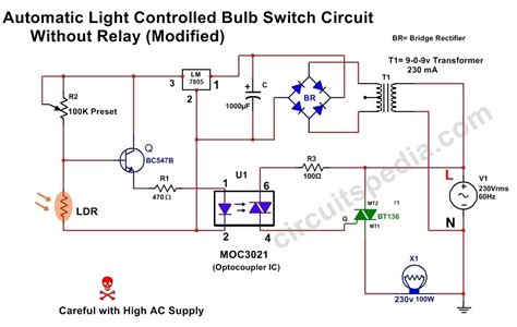 Night Switch Schematic Diagram Circuit Diagram