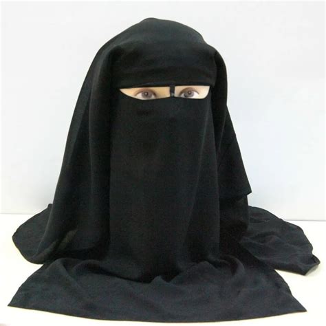 Aliexpress Com Buy Full Long Saudi Niqab Hijab Burqa Islamic Face Cover Veil Abaya Hijab Scarf