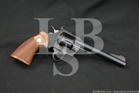 Colt Officers Model Match 6″ 22 Lr Double Action Target Revolver 1969