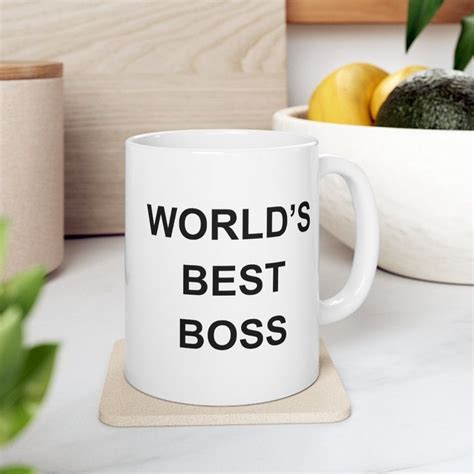 Dunder Mifflin World S Best Boss Mug Michael Scott The Etsy In Mifflin Best Boss Mug