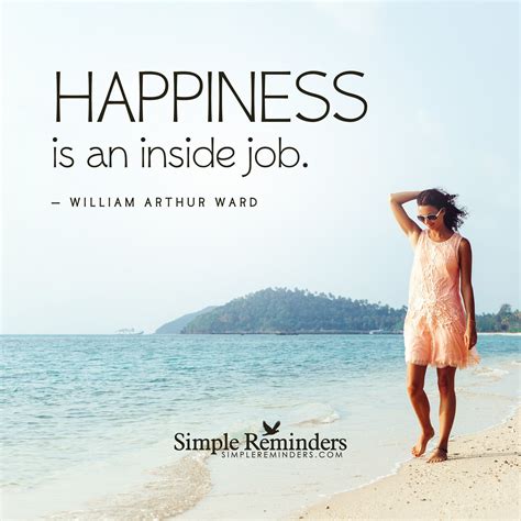 Happiness Is An Inside Job Happiness Is An Inside Job — William Arthur