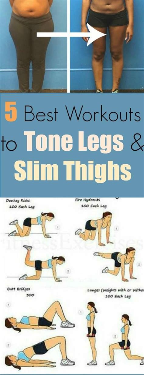 5 Best Workout For Tone Legs And Slim Thighs Fun Workouts Easy