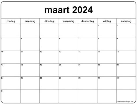 Mart 2024 Calendar Calendar 2024