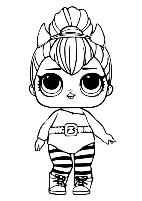 Lol Surprise Doll Troublemaker Coloring Pages Coloring Cool