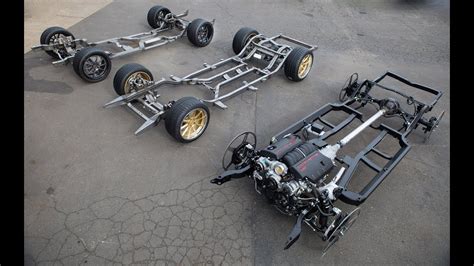 3 Rolling Chassis At Metalworks Classic Auto And Speed Shop Including Art