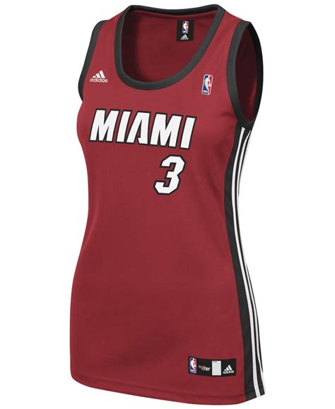 Lyst Adidas Originals Womens Dwyane Wade Miami Heat Jersey In Red