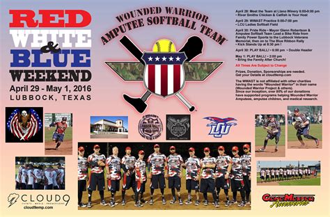 The Wounded Warrior Amputee Softball Team Is Coming To Lubbock This