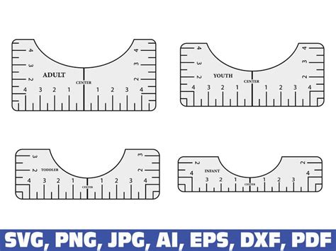 T-shirt alignment tool svg Tshirt Ruler SVG Bundle T-shirt | Etsy in